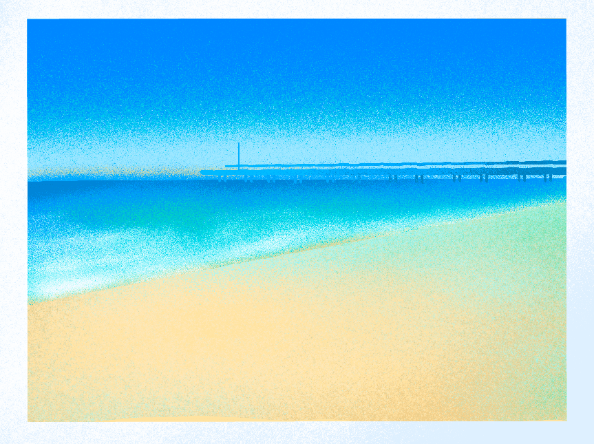 Typical australian beach